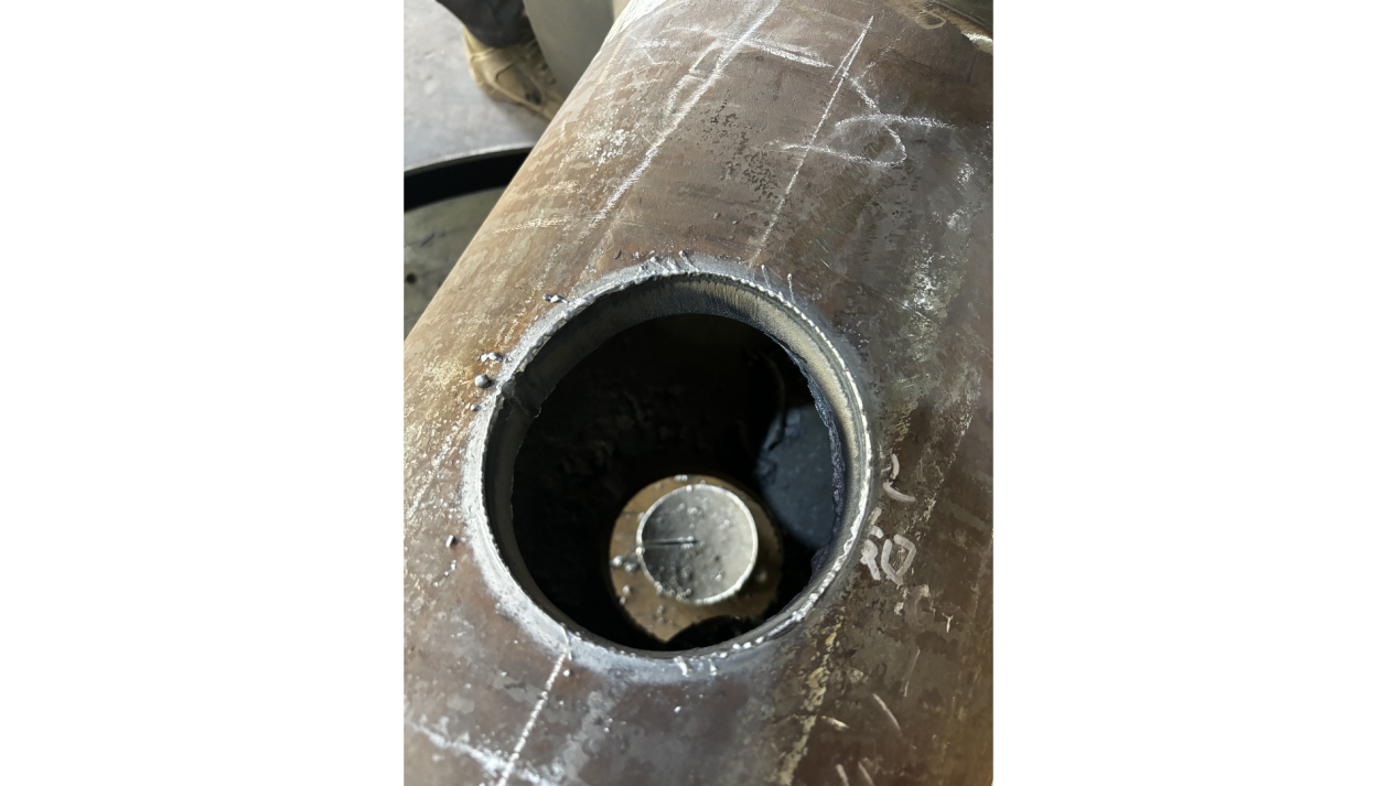 斯塔克机器人火焰切割30mm碳钢效果展示 斯塔克机器人火焰切割30mm碳钢效果展示